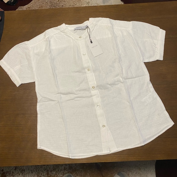 NWT Greylin Olana Cotton Gauze Blouse - Picture 4 of 5